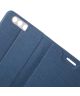 Huawei P10 Plus Portemonnee Stripe Hoesje Blauw