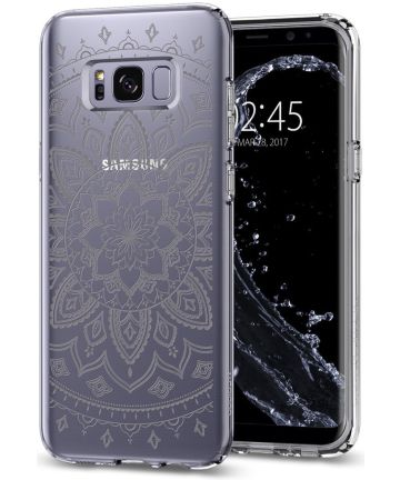 Spigen Liquid Crystal Shine voor de Samsung Galaxy S8 Clear Hoesjes