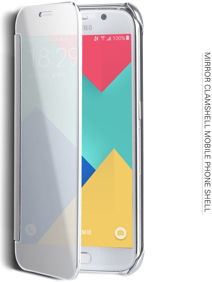 Samsung Galaxy A5 (2017) Doorzichtige Bookcase Zwart afbeelding 2