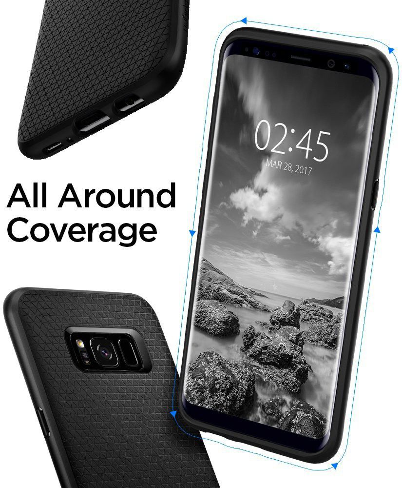 Spigen Liquid Air Samsung Galaxy S8 Case Black afbeelding 2