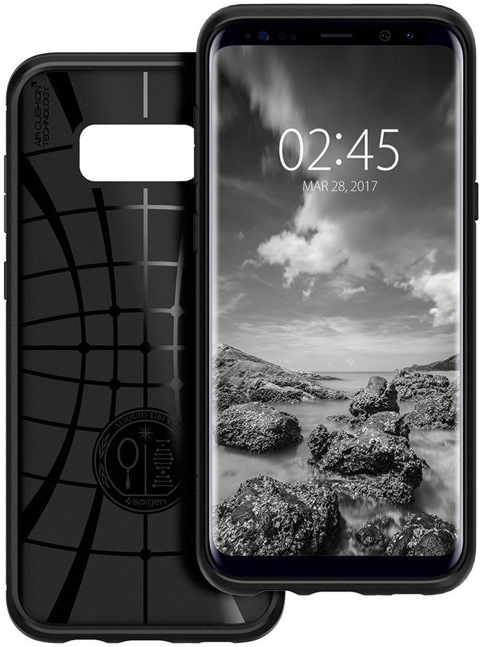 Spigen Liquid Air Samsung Galaxy S8 Case Black afbeelding 4