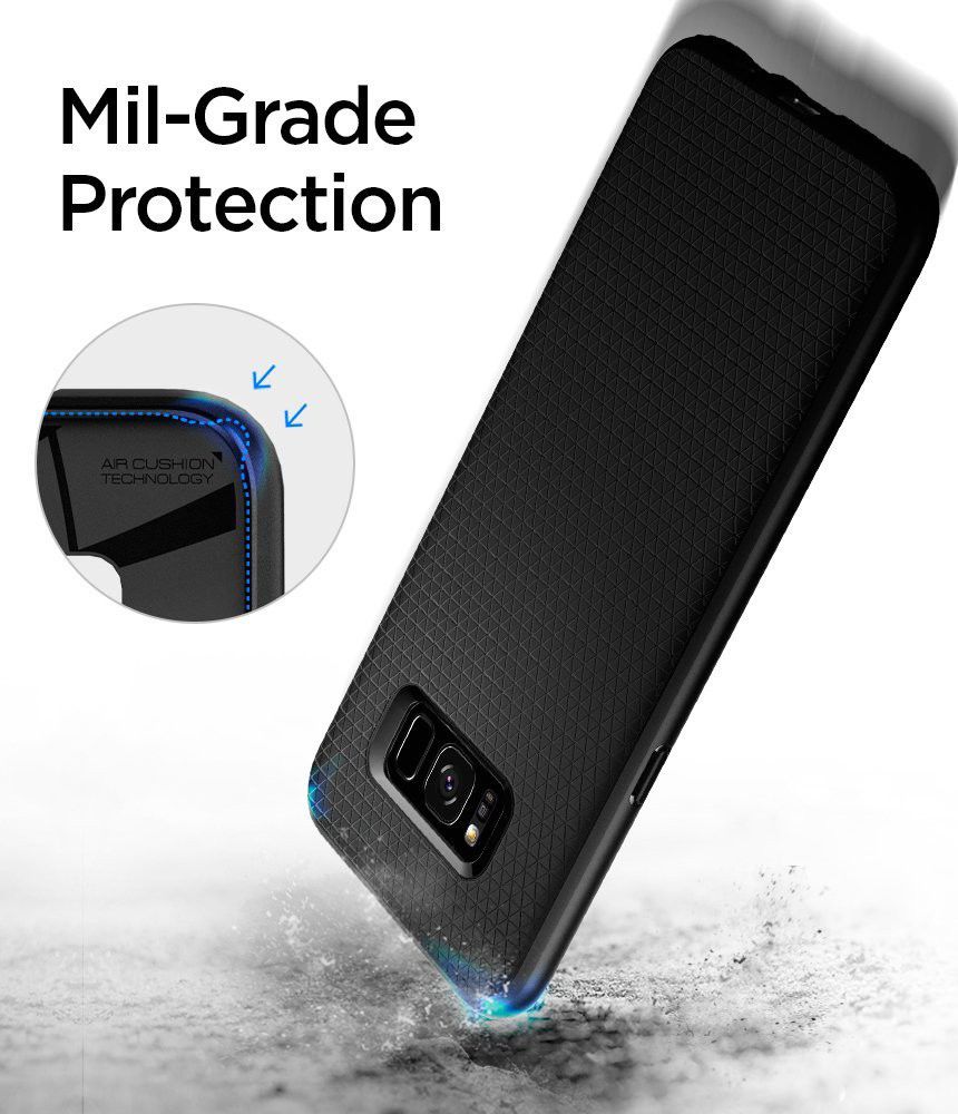 Spigen Liquid Air Samsung Galaxy S8 Case Black afbeelding 5