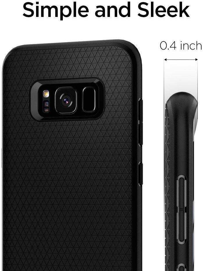 Spigen Liquid Air Samsung Galaxy S8 Case Black afbeelding 9