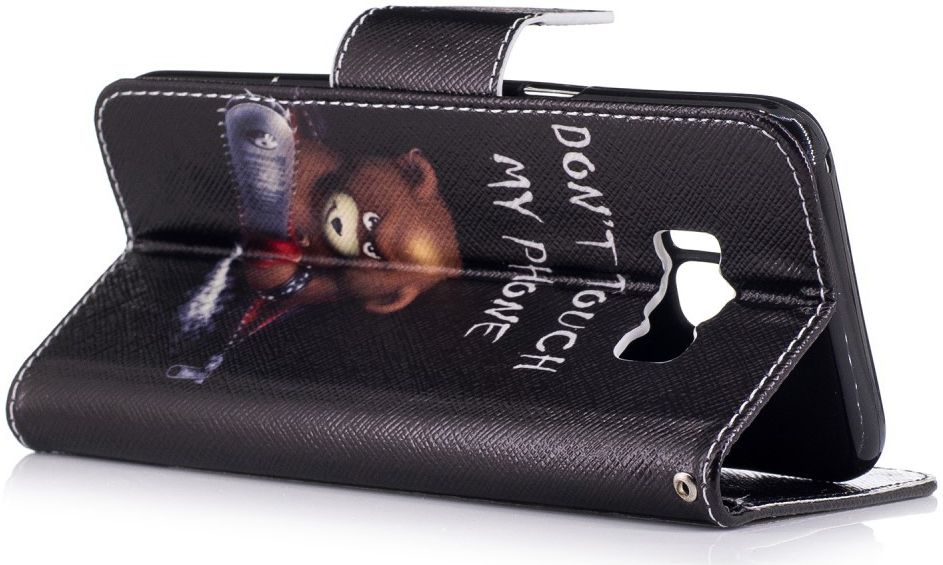 Samsung Galaxy S8 Portemonnee Print Hoesje Teddy afbeelding 4