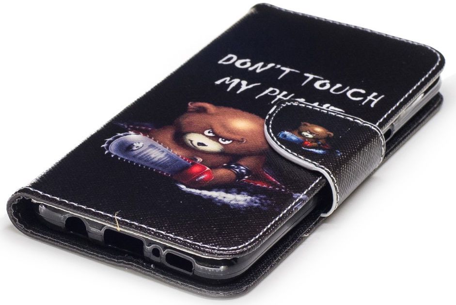 Samsung Galaxy S8 Portemonnee Print Hoesje Teddy afbeelding 6