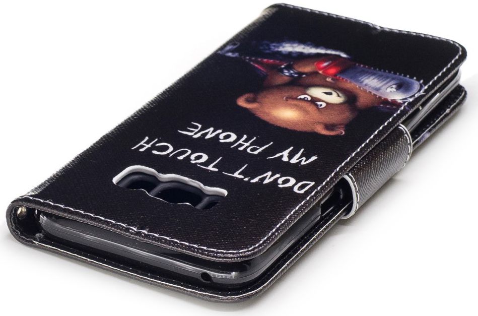 Samsung Galaxy S8 Portemonnee Print Hoesje Teddy afbeelding 7