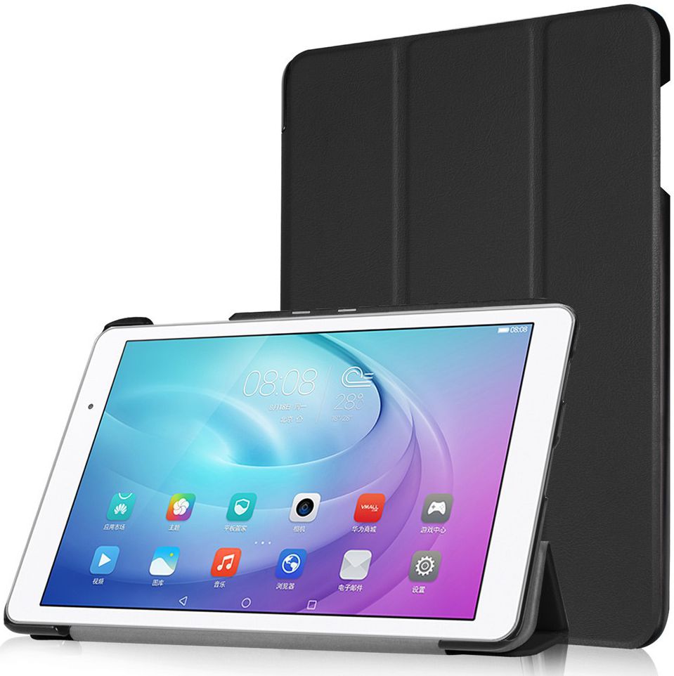 Huawei MediaPad T2 10.0 Pro Tri-Fold Front Cover Zwart afbeelding 1
