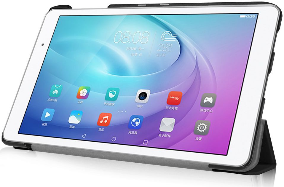 Huawei MediaPad T2 10.0 Pro Tri-Fold Front Cover Zwart afbeelding 2