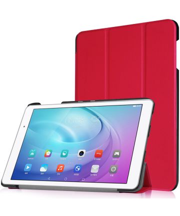 Huawei MediaPad T2 10.0 Pro Tri-Fold Front Cover Rood Hoesjes
