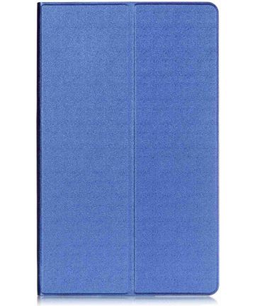 Huawei MediaPad T2 10.0 Pro Tri-Fold Front Cover Zand Textuur Blauw Hoesjes