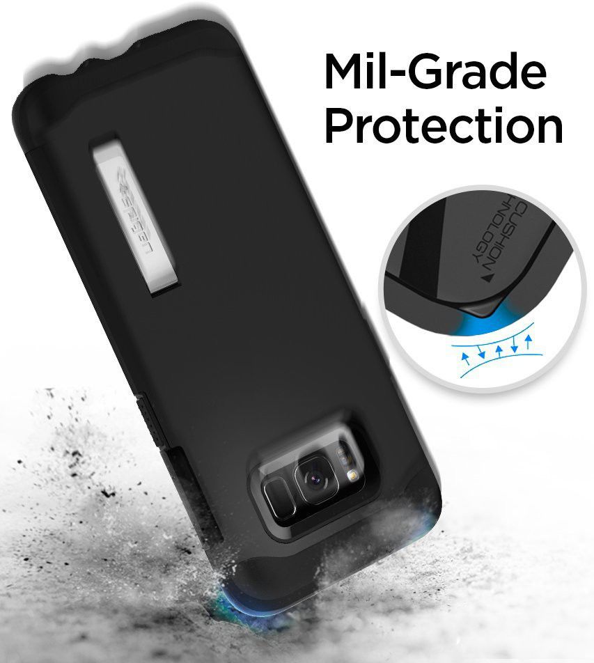Spigen Slim Armor Samsung Galaxy S8 Black afbeelding 2