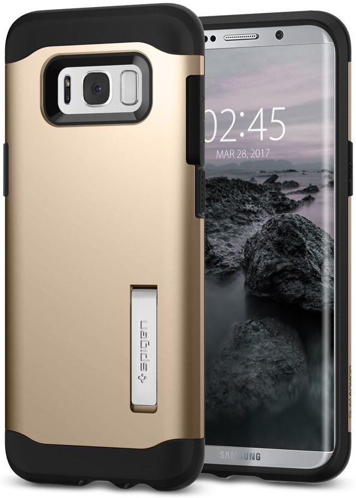 Spigen Slim Armor Samsung Galaxy S8 Champagne afbeelding 1
