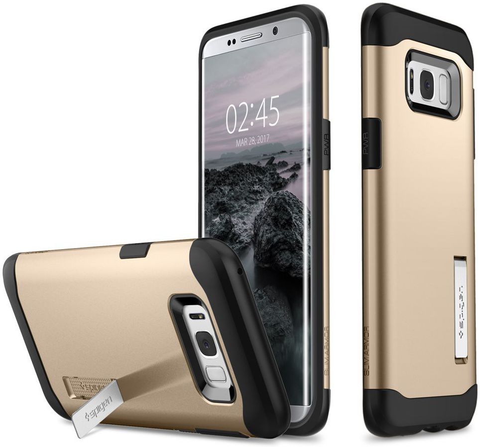 Spigen Slim Armor Samsung Galaxy S8 Champagne afbeelding 5