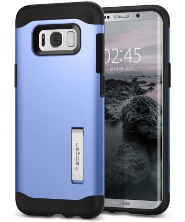 Spigen Slim Armor Samsung Galaxy S8 Blue Hoesjes