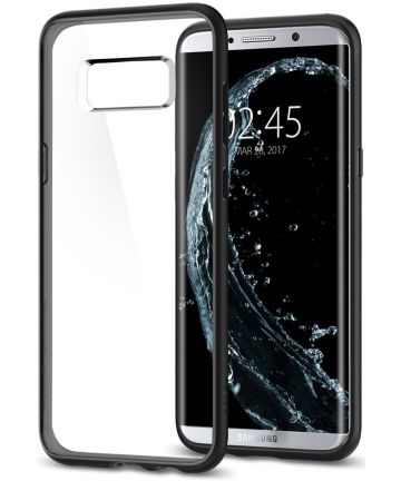 Spigen Ultra Hybrid Hoesje Samsung Galaxy S8 Plus Mat Zwart Hoesjes