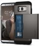 Spigen Slim Armor Card Slot Samsung Galaxy S8 Hoesje Gunmetal