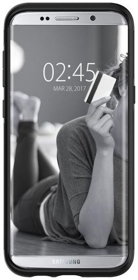 Spigen Slim Armor Card Slot Samsung Galaxy S8 Hoesje Gunmetal afbeelding 5