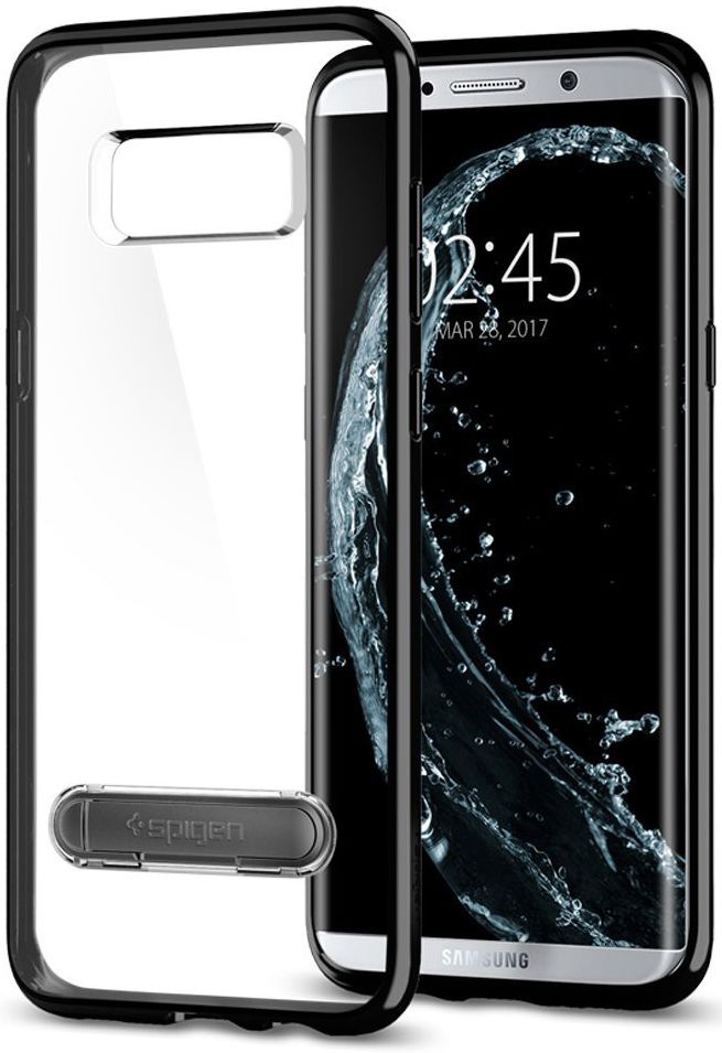 Spigen Ultra Hybrid S Case Samsung Galaxy S8 Plus Zwart afbeelding 1