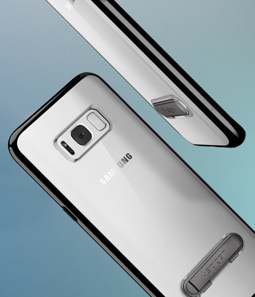 Spigen Ultra Hybrid S Case Samsung Galaxy S8 Plus Zwart afbeelding 4