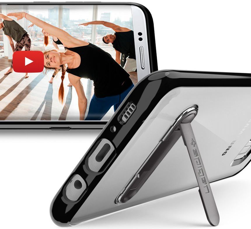 Spigen Ultra Hybrid S Case Samsung Galaxy S8 Plus Zwart afbeelding 6
