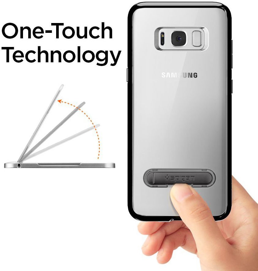 Spigen Ultra Hybrid S Case Samsung Galaxy S8 Plus Zwart afbeelding 7