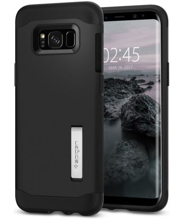 Spigen Slim Armor Case Samsung Galaxy S8 Plus Black Hoesjes