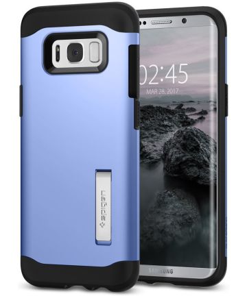Spigen Slim Armor Case Samsung Galaxy S8 Plus Blue Hoesjes