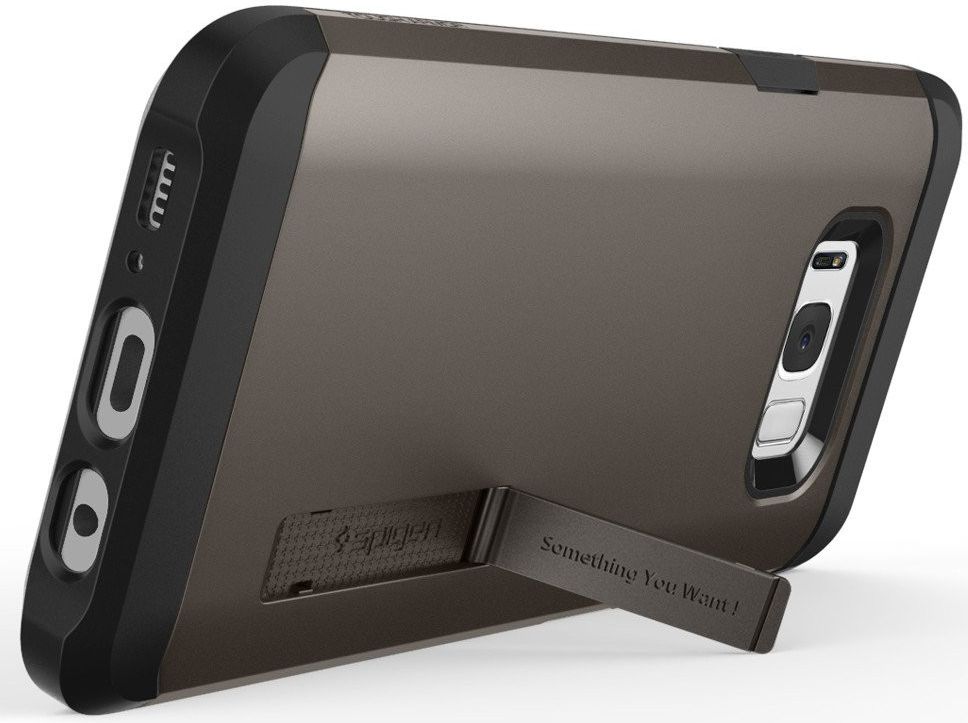 Spigen Tough Armor Samsung Galaxy S8 Gunmetal afbeelding 2