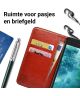 Rosso Apple iPhone 6S Hoesje Premium Book Cover Bruin