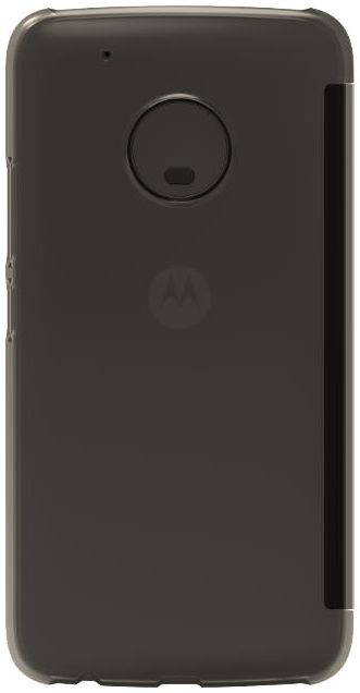 Originele Moto G5 touch flip cover zwart afbeelding 3