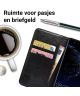 Rosso Huawei P10 Lite Hoesje Premium Book Cover Zwart