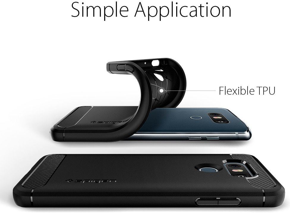 Spigen Rugged Armor LG G6 Hoesje Zwart afbeelding 6