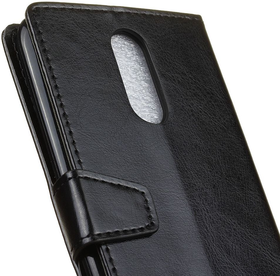 LG K10 (2017) Portemonnee Hoesje met Standaard Zwart afbeelding 8