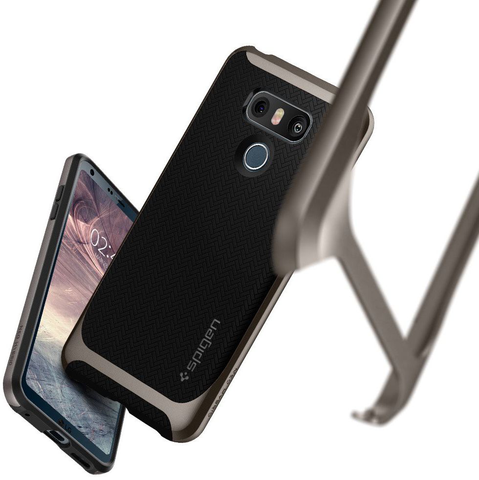 Spigen Neo Hybrid Hoesje LG G6 Gunmetal afbeelding 12