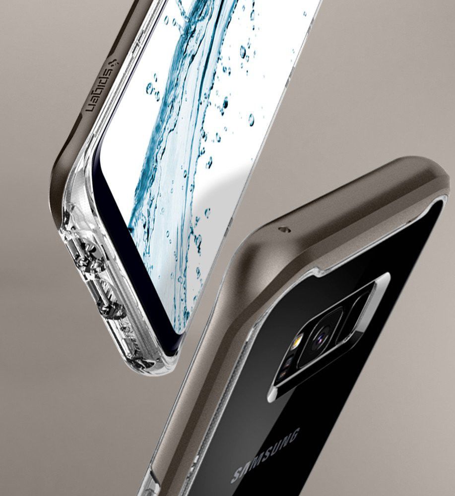 Spigen Neo Hybrid Crystal Case Galaxy S8 Gunmetal afbeelding 10