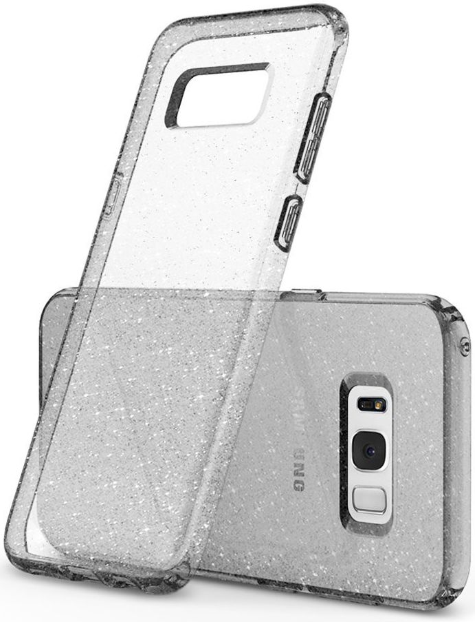 Spigen Liquid Crystal Glitter Case Samsung Galaxy S8 Plus Grijs afbeelding 5