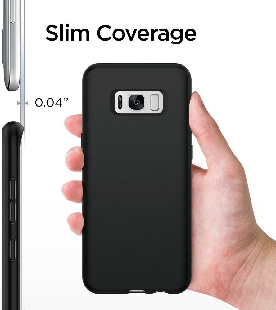 Spigen Liquid Crystal Case Samsung Galaxy S8 Plus Matte Black afbeelding 4