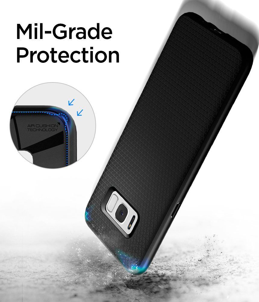 Spigen Liquid Air Case Samsung Galaxy S8 Plus Zwart afbeelding 2