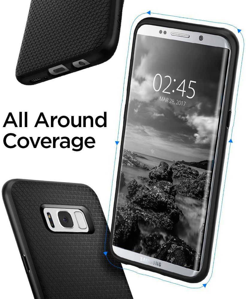 Spigen Liquid Air Case Samsung Galaxy S8 Plus Zwart afbeelding 3