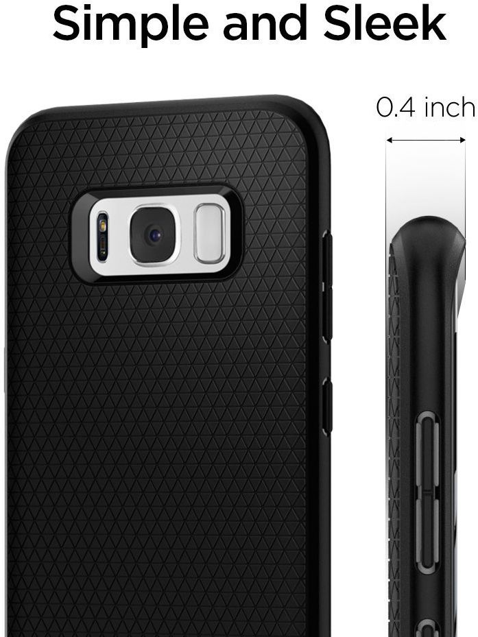 Spigen Liquid Air Case Samsung Galaxy S8 Plus Zwart afbeelding 6