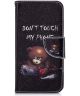LG K10 (2017) Wallet Case Bear Dont Touch