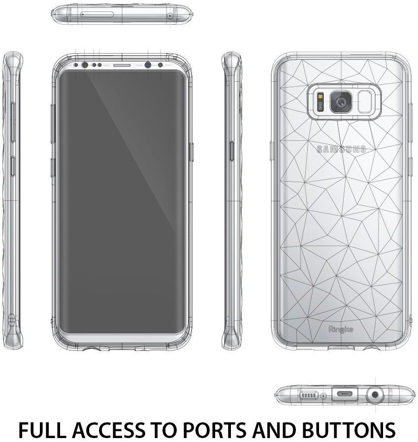 Ringke Air Prism Samsung Galaxy S8 Hoesje Rose Gold afbeelding 7