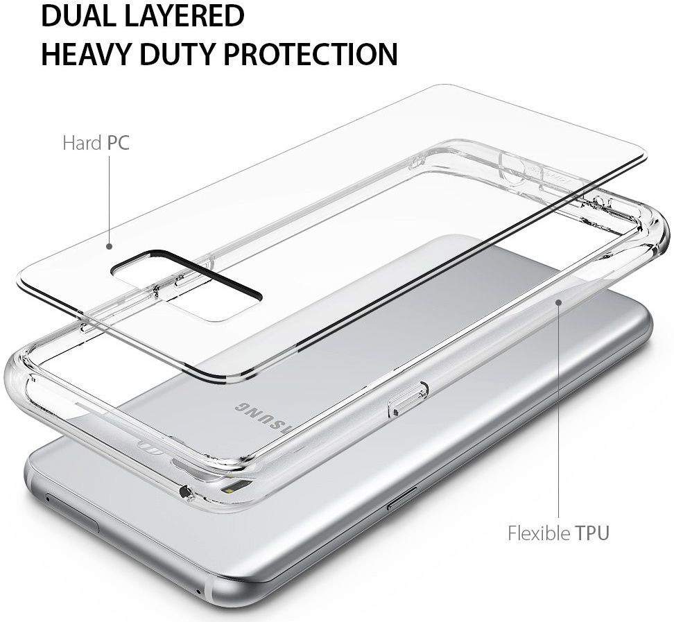 Ringke Fusion Samsung Galaxy S8 Hoesje Clear afbeelding 5
