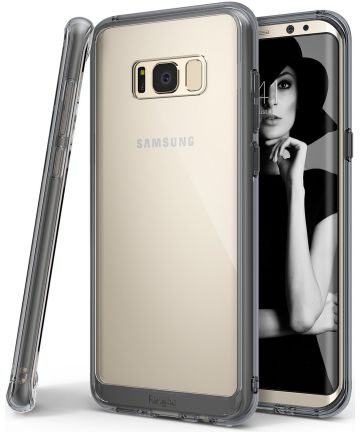 Ringke Fusion Samsung Galaxy S8 Hoesje Smoke Black Hoesjes