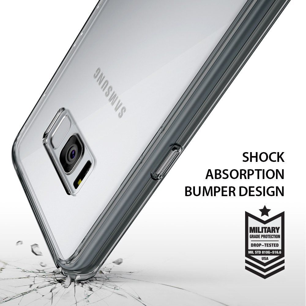 Ringke Fusion Samsung Galaxy S8 Hoesje Smoke Black afbeelding 6