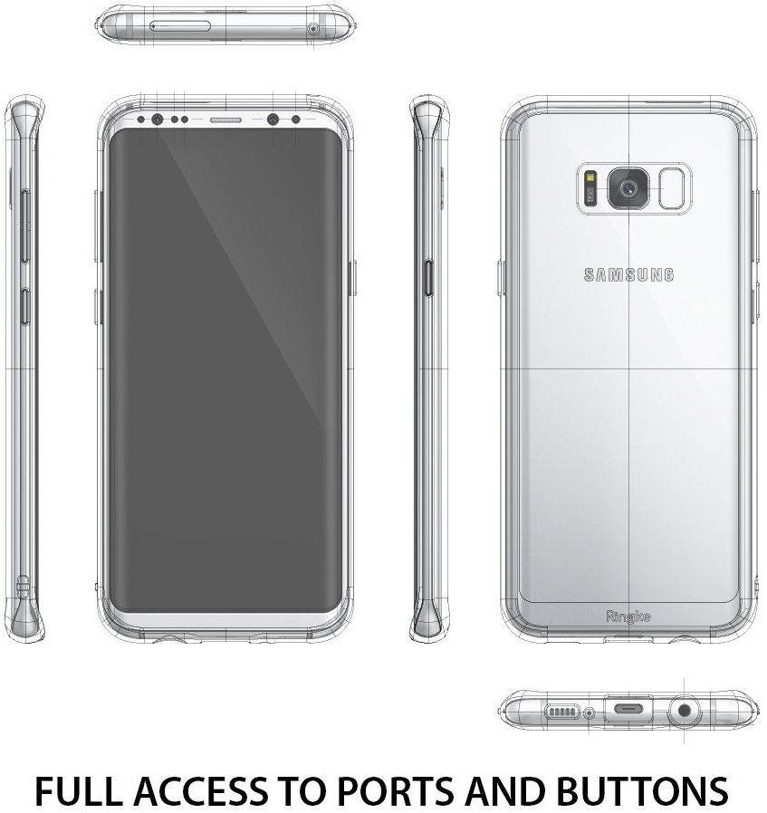 Ringke Fusion Samsung Galaxy S8 Plus Hoesje Smoke Black afbeelding 7