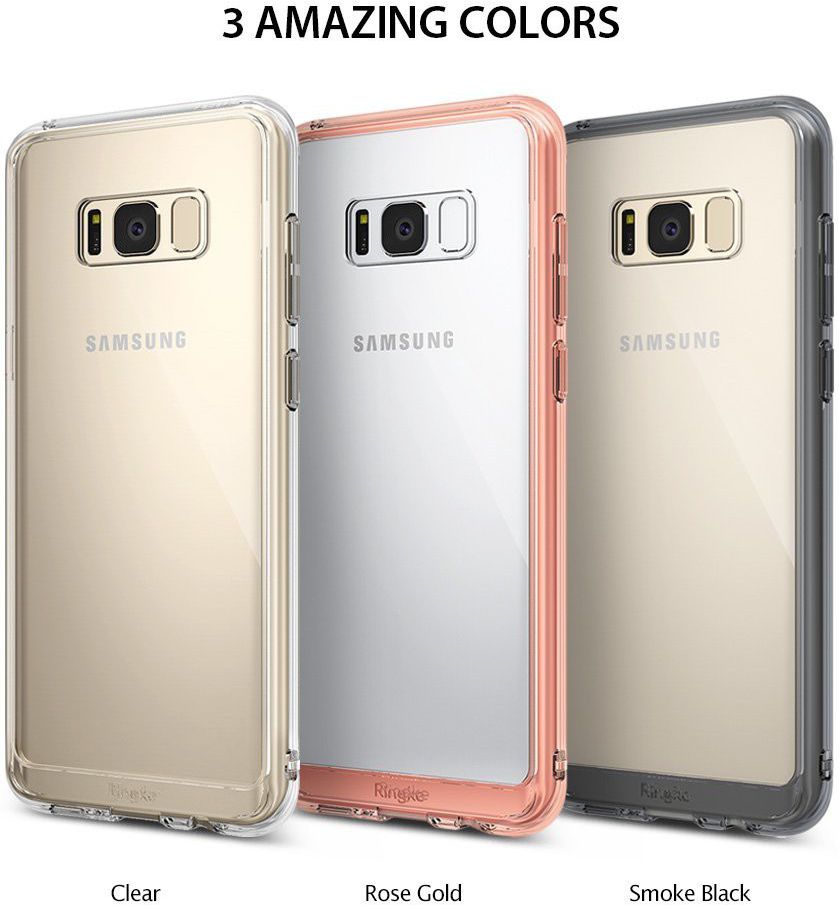 Ringke Fusion Samsung Galaxy S8 Plus Hoesje Smoke Black afbeelding 8