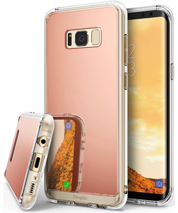 Ringke Mirror Samsung Galaxy S8 Hoesje Rose Gold Hoesjes