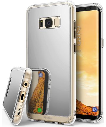 Ringke Mirror Samsung Galaxy S8 Hoesje Zilver Hoesjes