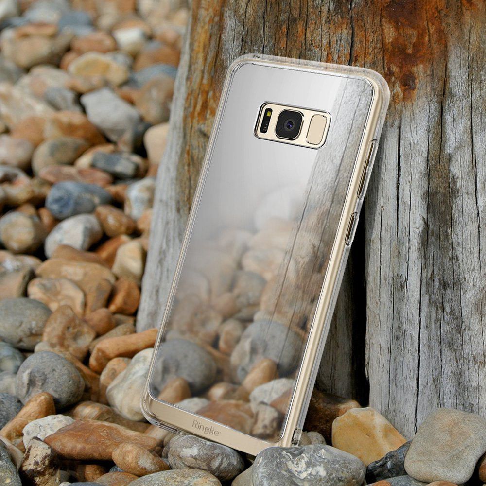 Ringke Mirror Samsung Galaxy S8 Plus Hoesje Rose Gold afbeelding 4